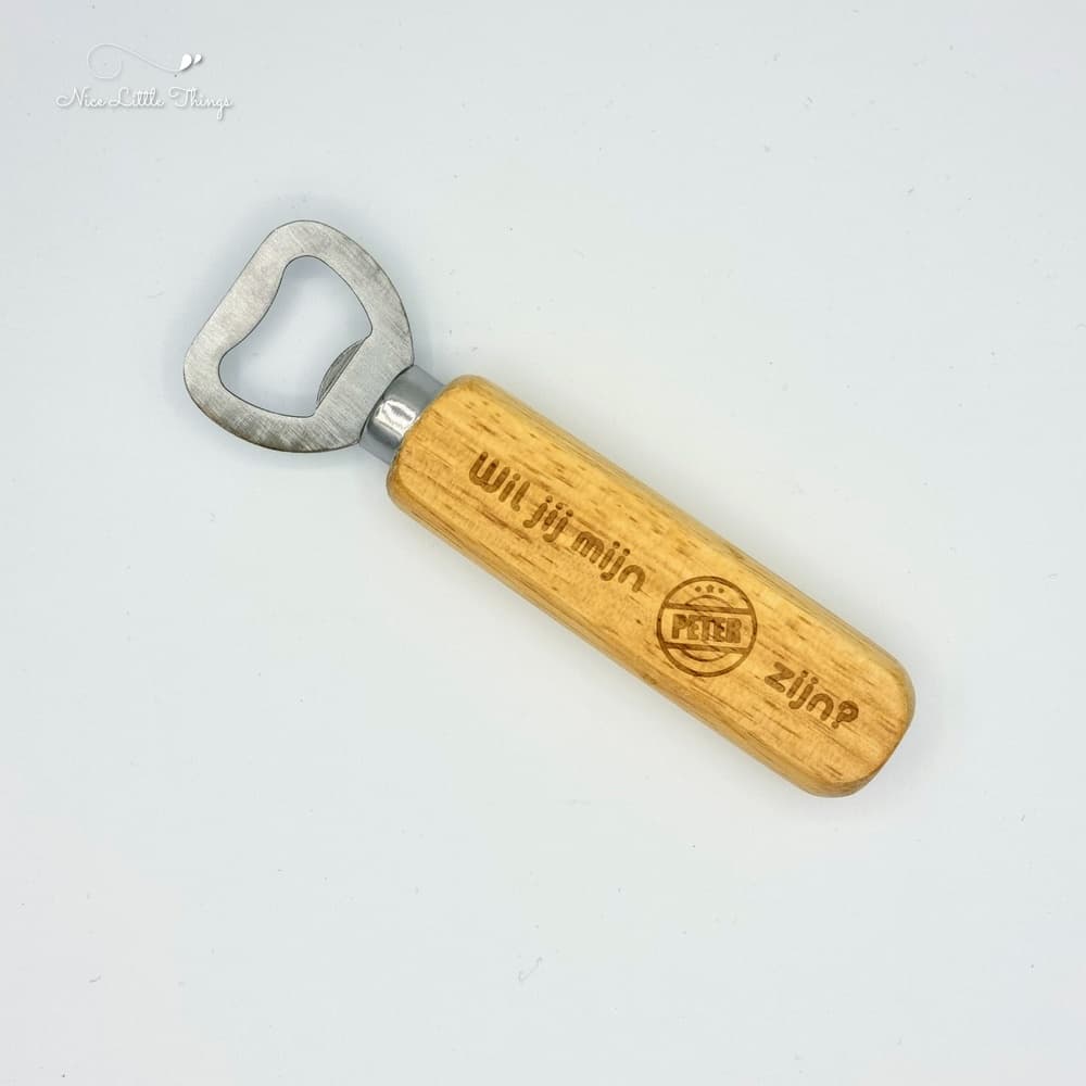 Bottle opener "Will you be my godfather?"