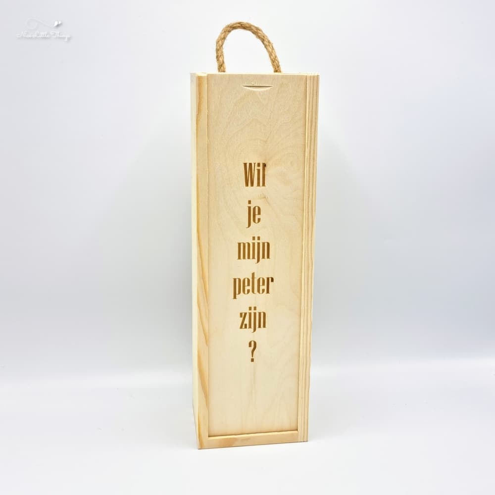 Wine box will you be my godfather