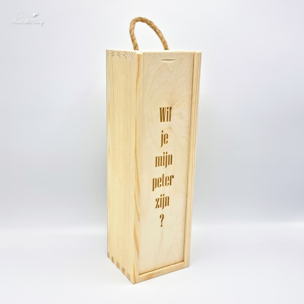 Wine box will you be my godfather