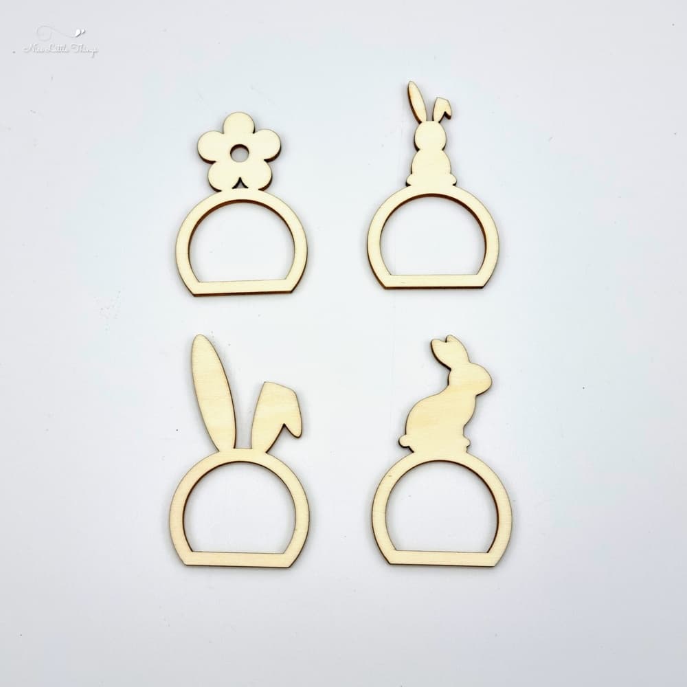 Set of napkin rings Easter