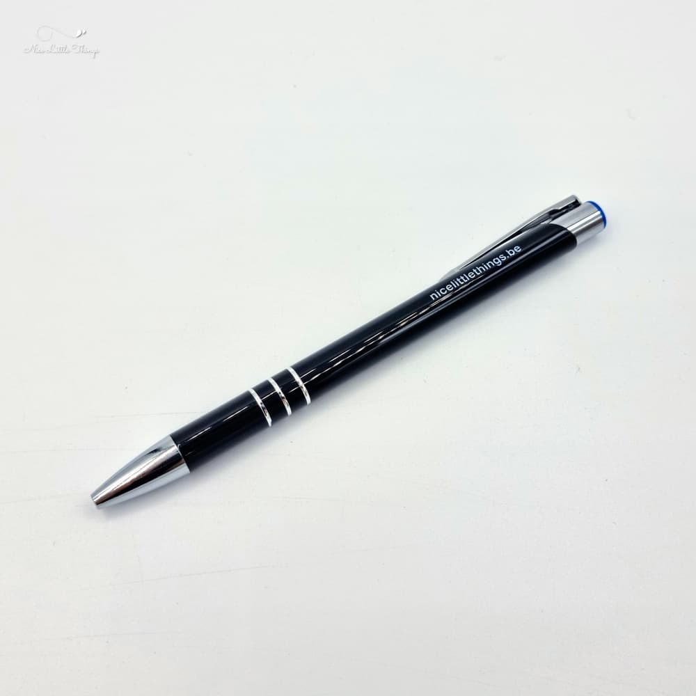 Engraved aluminium pen