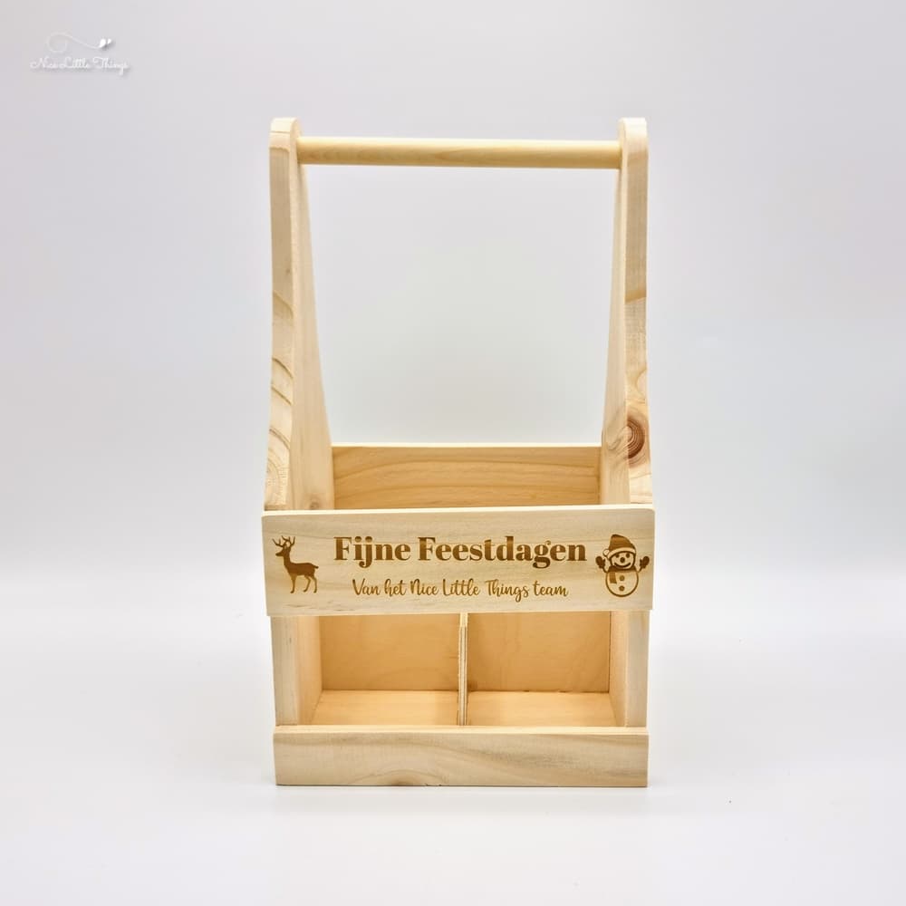 Holiday beer crate