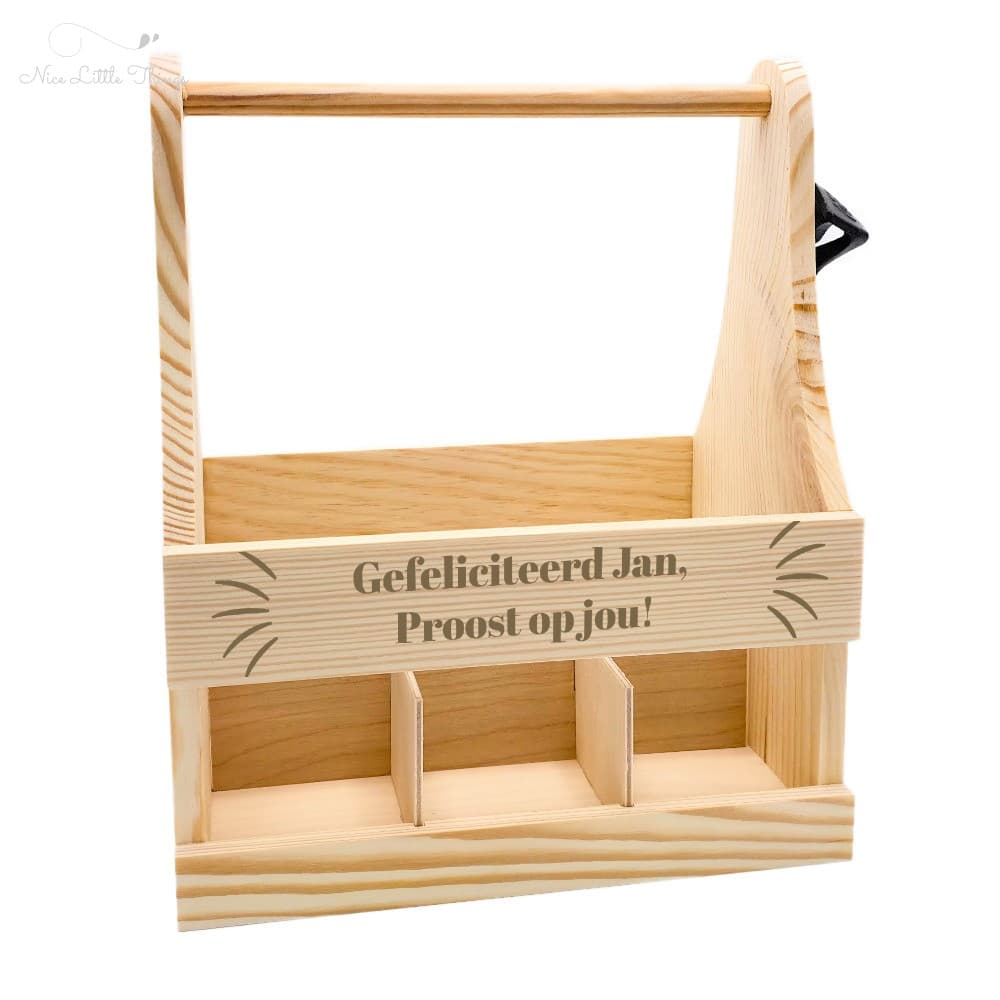 Beer crate "Congratulations!"